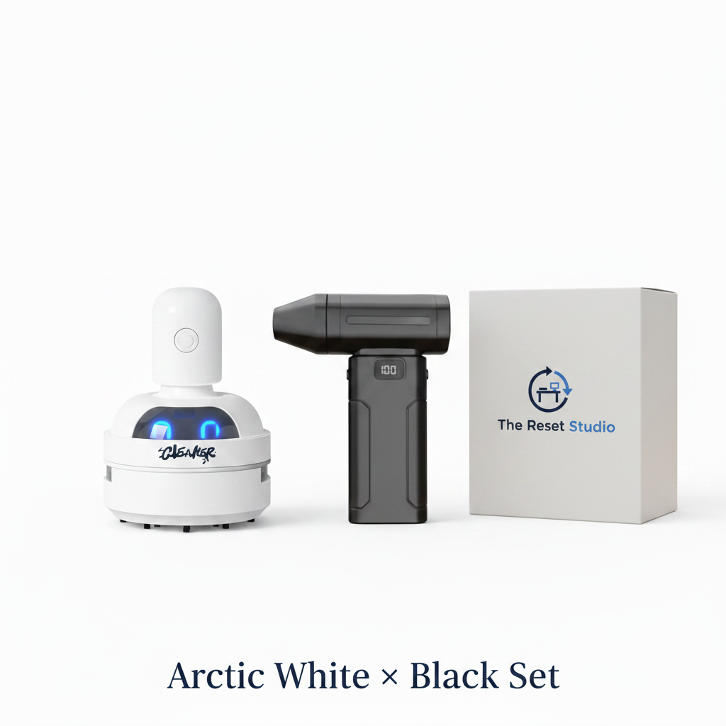 Arctic White × Black Set