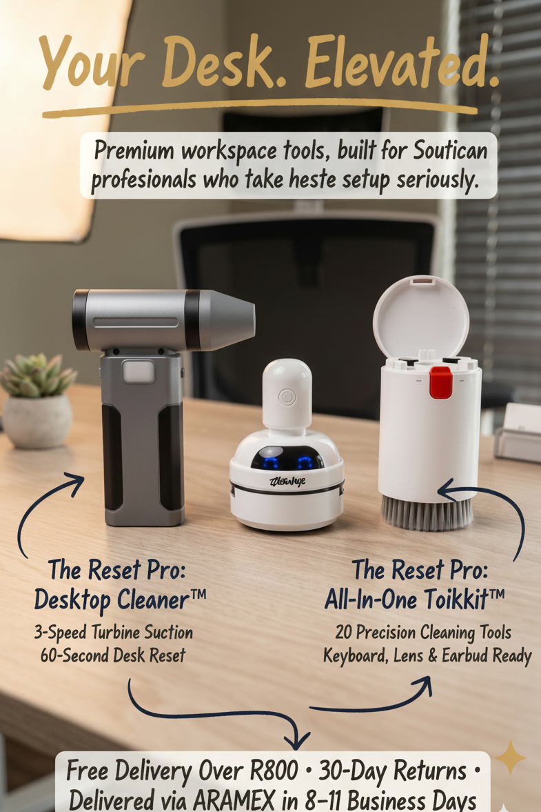 The Reset Studio Hero Banner — Two Products
